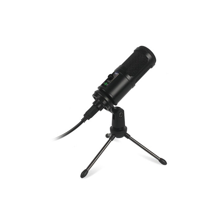 microfon cardioid gaming cu trepied varr