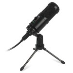 microfon cardioid gaming cu trepied varr