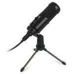 microfon cardioid gaming cu trepied varr