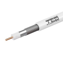 cablu coaxial rg6 ccs  tresa cca, rola 100m, ted