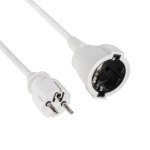 prelungitor interior 5 metri, 3 x 1.5mm alb, ted