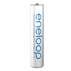 eneloop acumulatori ni-mh 1.2v aaa r3 800mah preincarcati 2100 cicluri bk-4mcde/2be eco plastic free blister 2