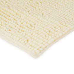 family - covor de baie cu fire lungi - bej - 60 x 40 cm