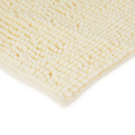 family - covor de baie cu fire lungi - bej - 60 x 40 cm