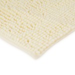 family - covor de baie cu fire lungi - bej - 60 x 40 cm