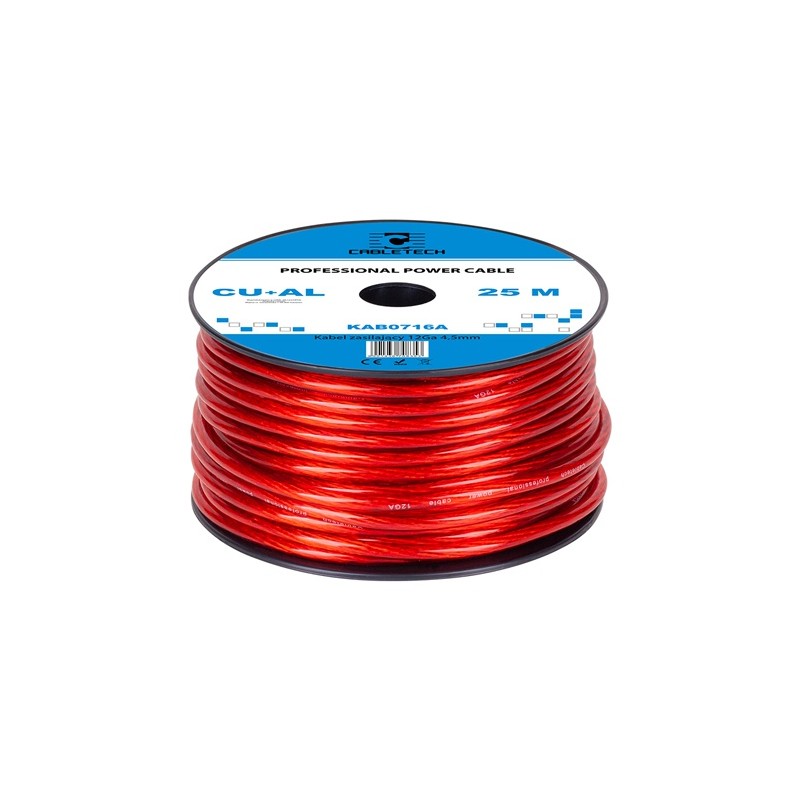 cablu putere cu-al 12ga (4.5mm/3.31mm2) 25m r cablu putere cu-al 12ga (4.5mm/3.31mm2) 25m r