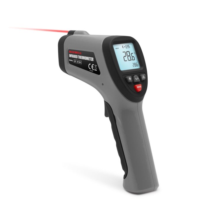 termometru digital ir fara contact direct, -64 °c...+1.400 °c maxwell digital
