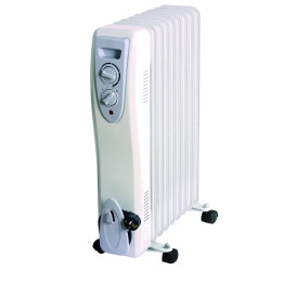 Climatizare, Calorifer electric cu ulei portabil 9 elementi 2000W Well -1, dioda.ro