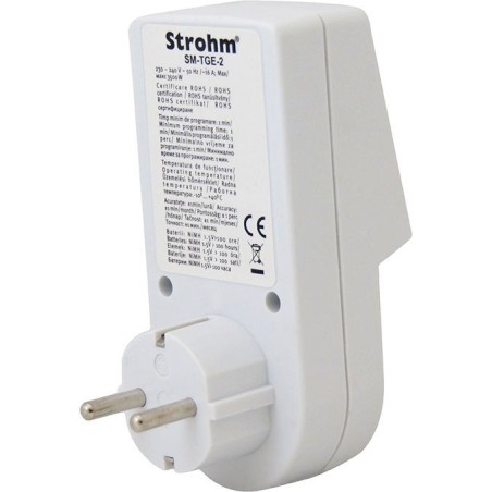 Electrice, Priza programabila Strohm digitala, 3500W, 16A -1, dioda.ro