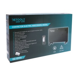 convector electric 1000w/2000w, negru