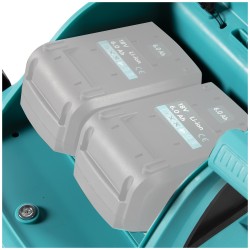 masina de tuns gazon, 2x18v, 380mm, 36l