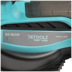 masina de tuns gazon, 2x18v, 380mm, 36l
