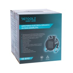 aeroterma electrica ceramica, 20/1000/2000w, ptc