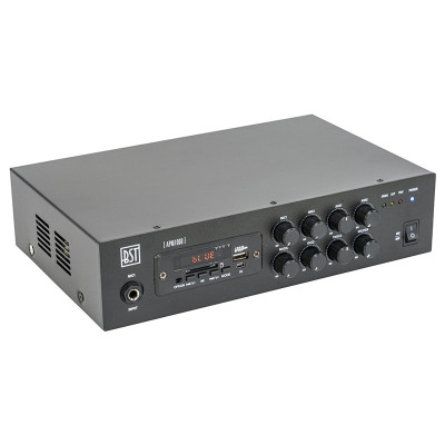 mixer pa amplificat 100v 60w cu usb/bluetooth/sd/fm