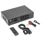 mixer pa amplificat 100v 60w cu usb/bluetooth/sd/fm