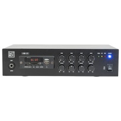 mixer pa amplificat 100v 120w cu usb/bluetooth/sd/fm