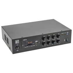 mixer pa amplificat 100v 120w cu usb/bluetooth/sd/fm