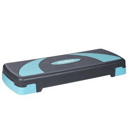 stepper aerobic 3 nivele gri albastru rebel active