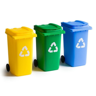 Suporturi pentru stilouri COȘ DE GUNOI set 3 buc