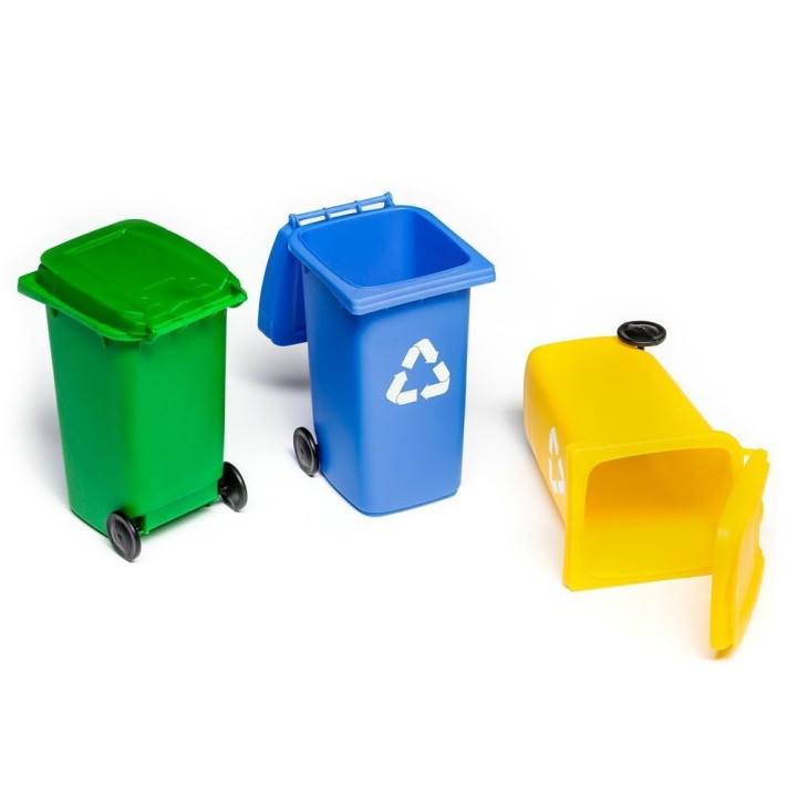 Suporturi pentru stilouri COȘ DE GUNOI set 3 buc