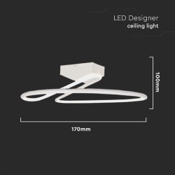 Plafoniera Led 24w 3in1 - Alb