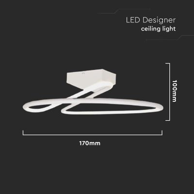 Plafoniera Led 24w 3in1 - Alb