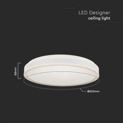 Plafoniera Led 18w 3in1 - Alb