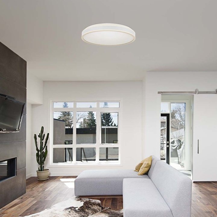 Plafoniera Led 18w 3in1 - Alb