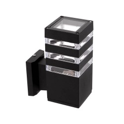 aplica sevila 1xe27 40w ip44, negru, erste