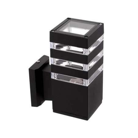 aplica sevila 1xe27 40w ip44, negru, erste