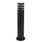 stalp sevila 1xe27 40w 50 cm ip44, negru, erste