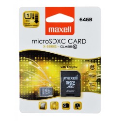 card micro sdhc 64gb clasa 10 maxell