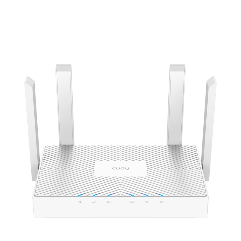 router wireless ac1200 dual band, gigabit, 4 antene externe, wr1300e cudy