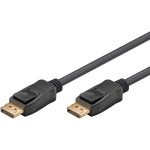 cablu displayport 1.2 tata - displayport tata, 4k60hz, 2m, negru, goobay