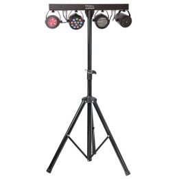 set 4 lumini cu trepied si telecomanda