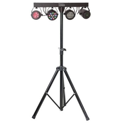 set 4 lumini cu trepied si telecomanda
