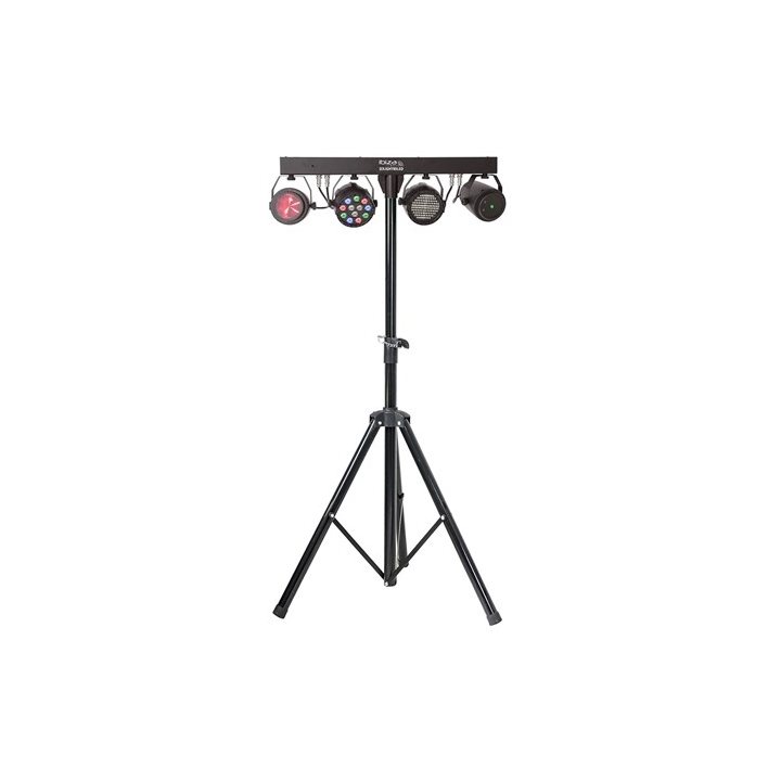 set 4 lumini cu trepied si telecomanda