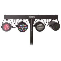 set 4 lumini cu trepied si telecomanda