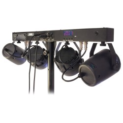 set 4 lumini cu trepied si telecomanda