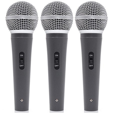 set 3 microfoane mana + 3 bucati  nuca microfon