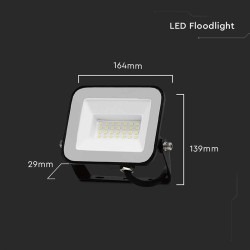 reflector led smd 30w 6500k ip65 cip samsung - negru
