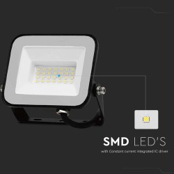 reflector led smd 30w 6500k ip65 cip samsung - negru