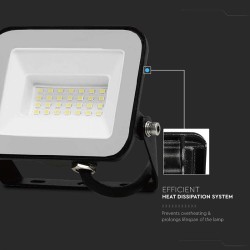 reflector led smd 30w 6500k ip65 cip samsung - negru