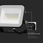 reflector led smd 30w 6500k ip65 cip samsung - negru