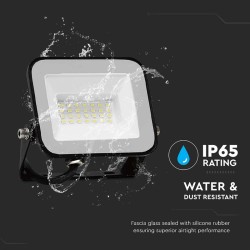 reflector led smd 30w 6500k ip65 cip samsung - negru