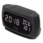 ceas alarma cu afisare temperatura si umiditate adler