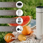 termos cu afisaj temperatura ad 4506 alb adler