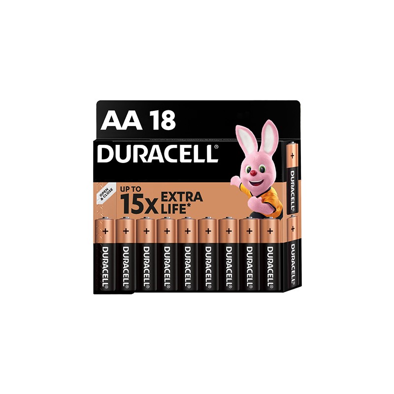 baterie alcalina lr06 blister 18 buc duracell
