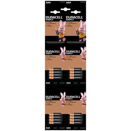 baterie alcalina duracell lr03 blister 16 buc