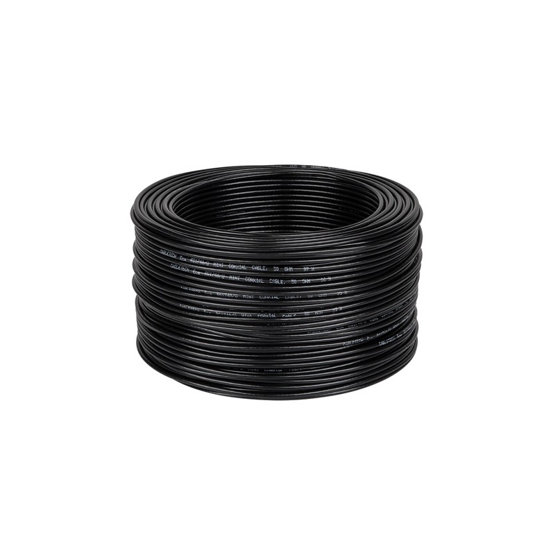 cablu coaxial rg174 50 ohm negru 100m